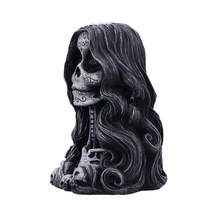 Calaveras Offering Gothic Day of the Dead Inspired Backflow Incense Burner Calaveras 16cm
