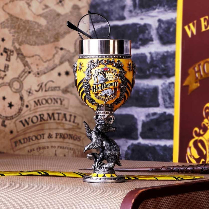 Harry Potter Hufflepuff Hogwarts House Collectible Goblet 19.5cm
