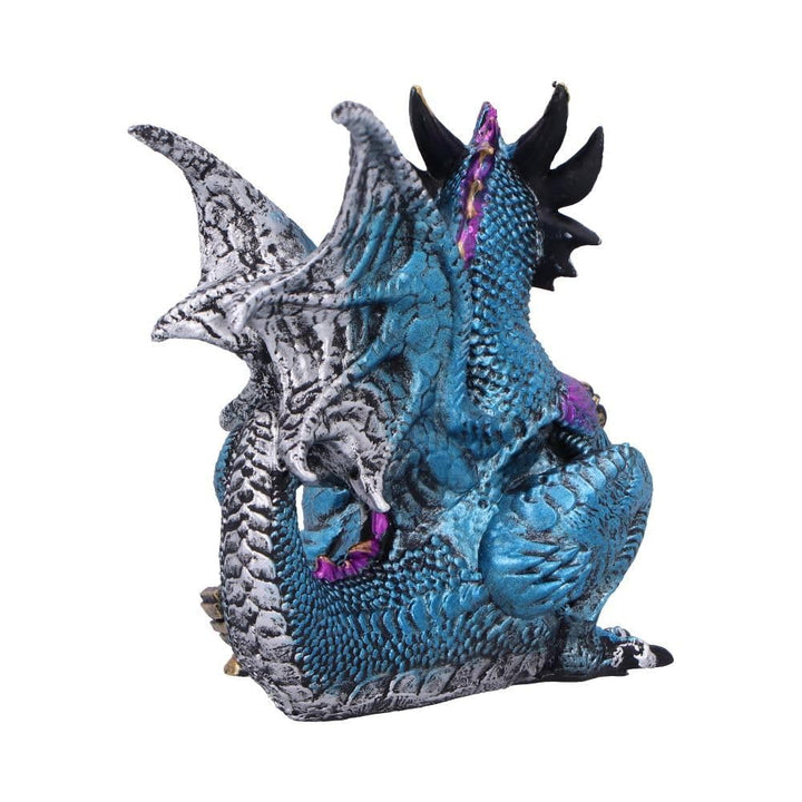 Keeper of the Key Blue a Majestic Dragon Figurine 9.5cm