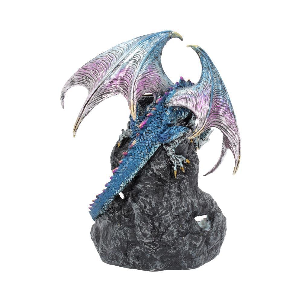 Dragons Intrigue Metallic Dragon Backflow Incense Burner 21.5cm