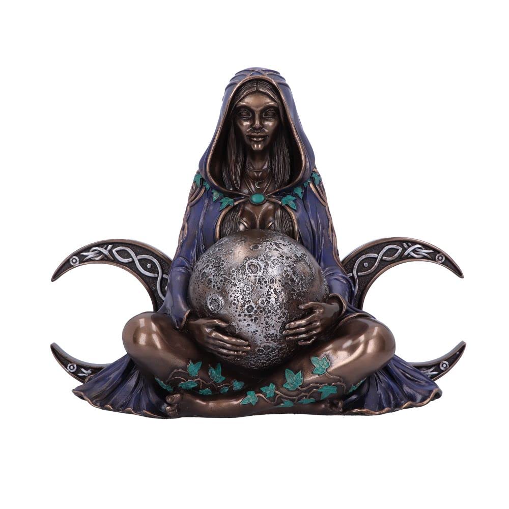 Triple Moon Goddess Bronze Statue 36cm