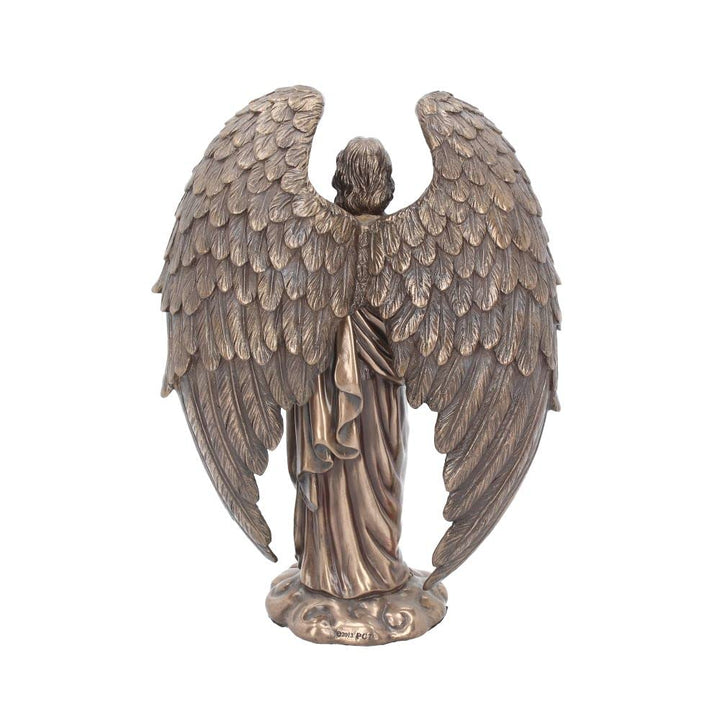 Bronzed Flower Of Life Metatron Archangel Figure 26cm