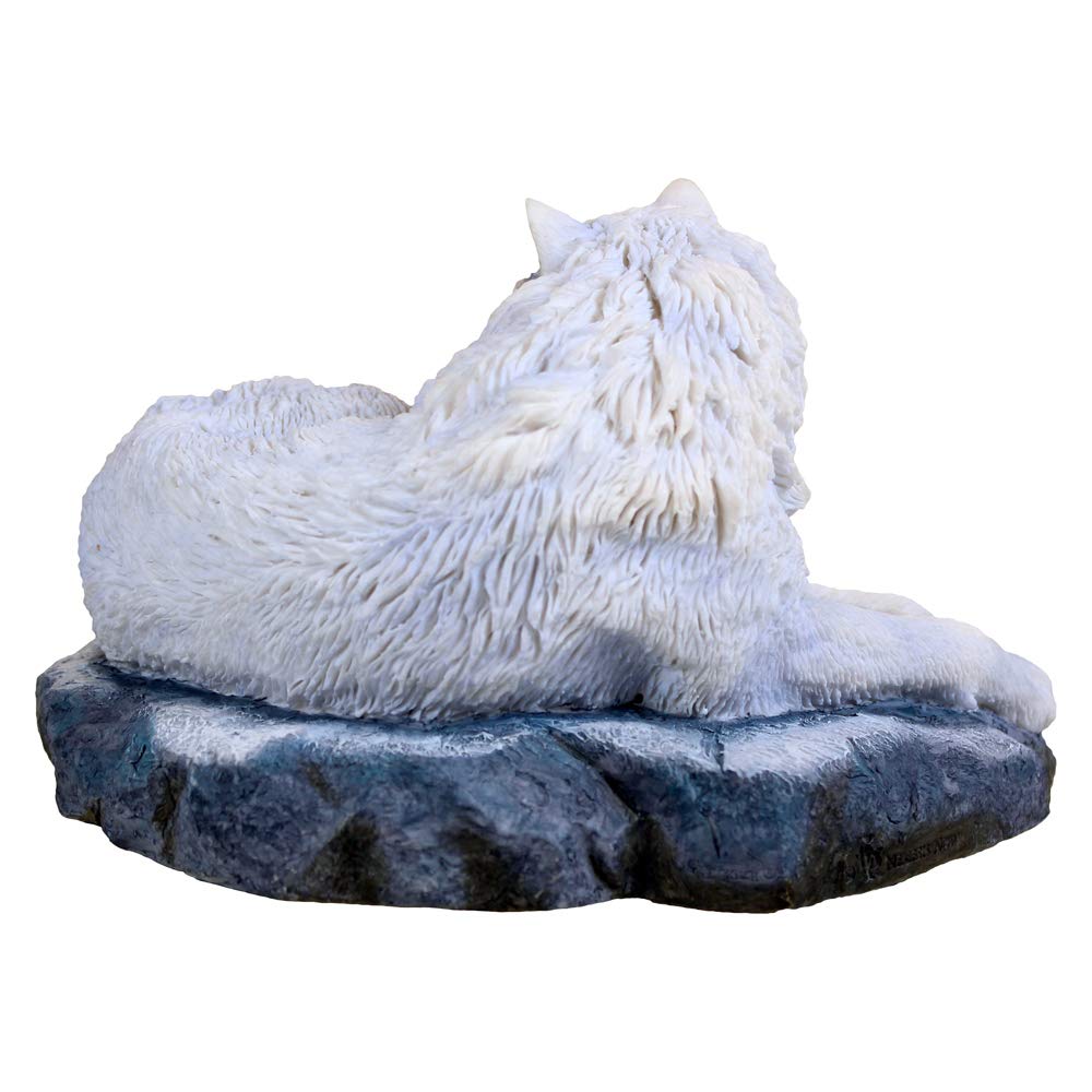 Guardian of the North Wolf Figurine by Lisa Parker Snowy Ornament 19.5cm