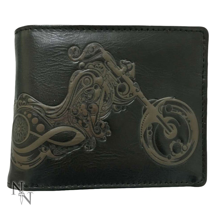 Embossed Motorcycle Bike Wallet 11cm