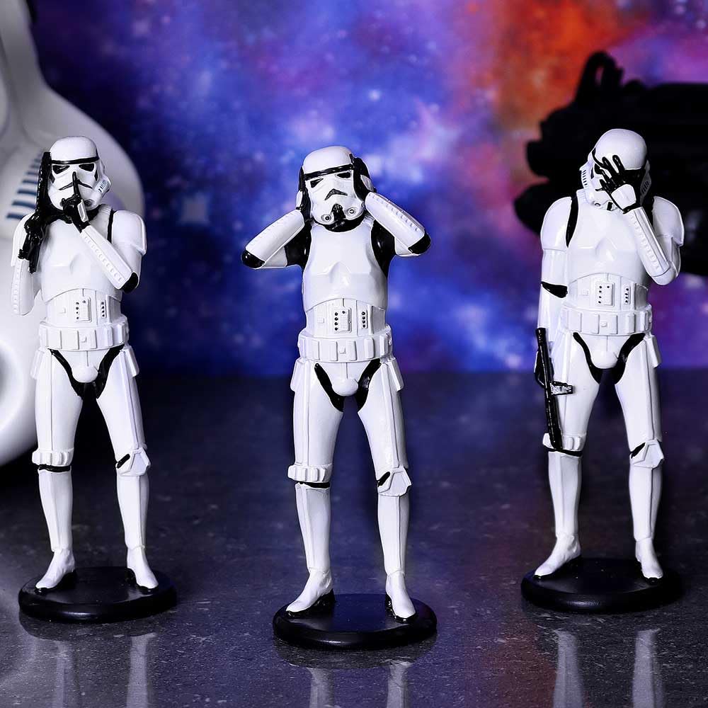 The Original Stormtrooper Three Wise SciFi Figurines 14cm