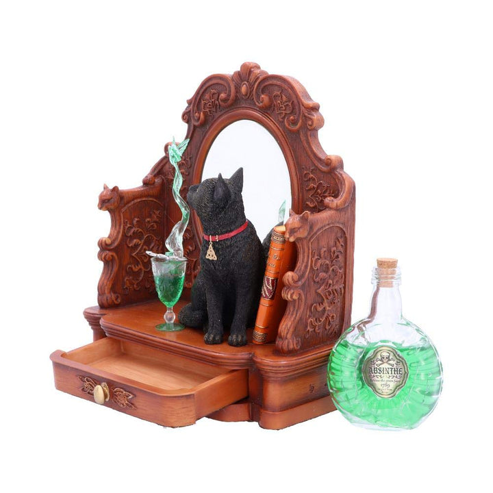 Lisa Parker Absinthe Cat and Green Fairy Figurine 21.5cm