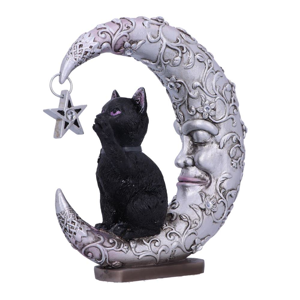Luna Companion Moon and Cat Ornament 18.8cm