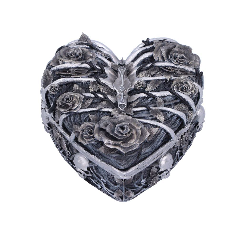 Gothic Caged Heart Box 10.5cm