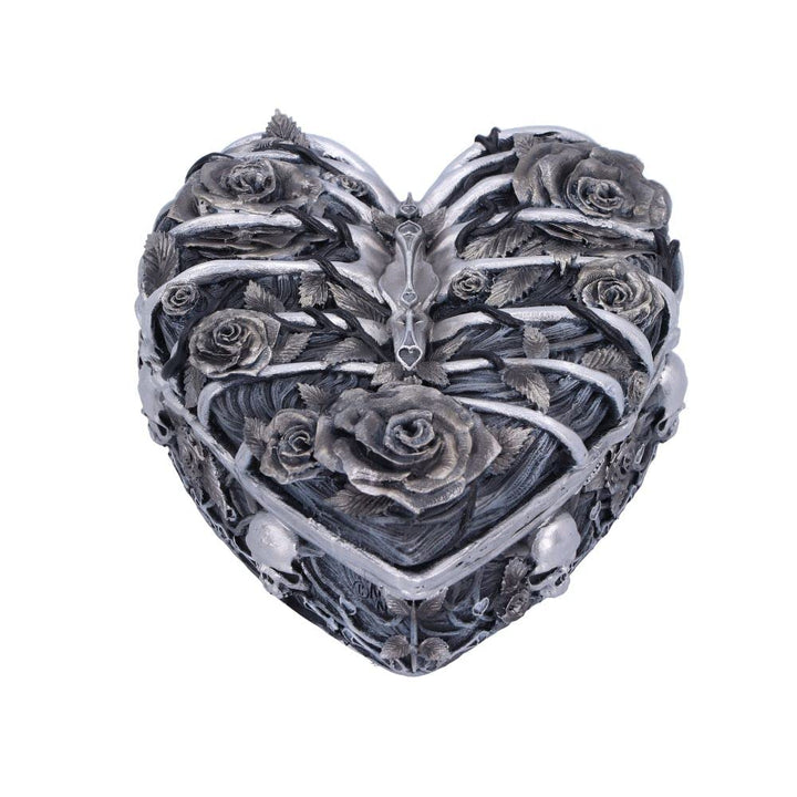 Gothic Caged Heart Box 10.5cm