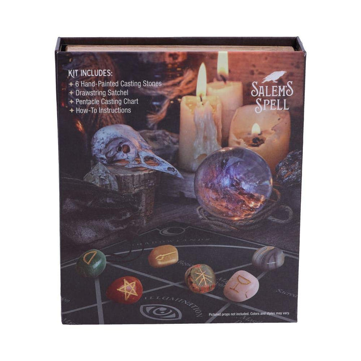 Salems Spell Kit Set of Six Witches Wellness Stones in Decorated Box Salems