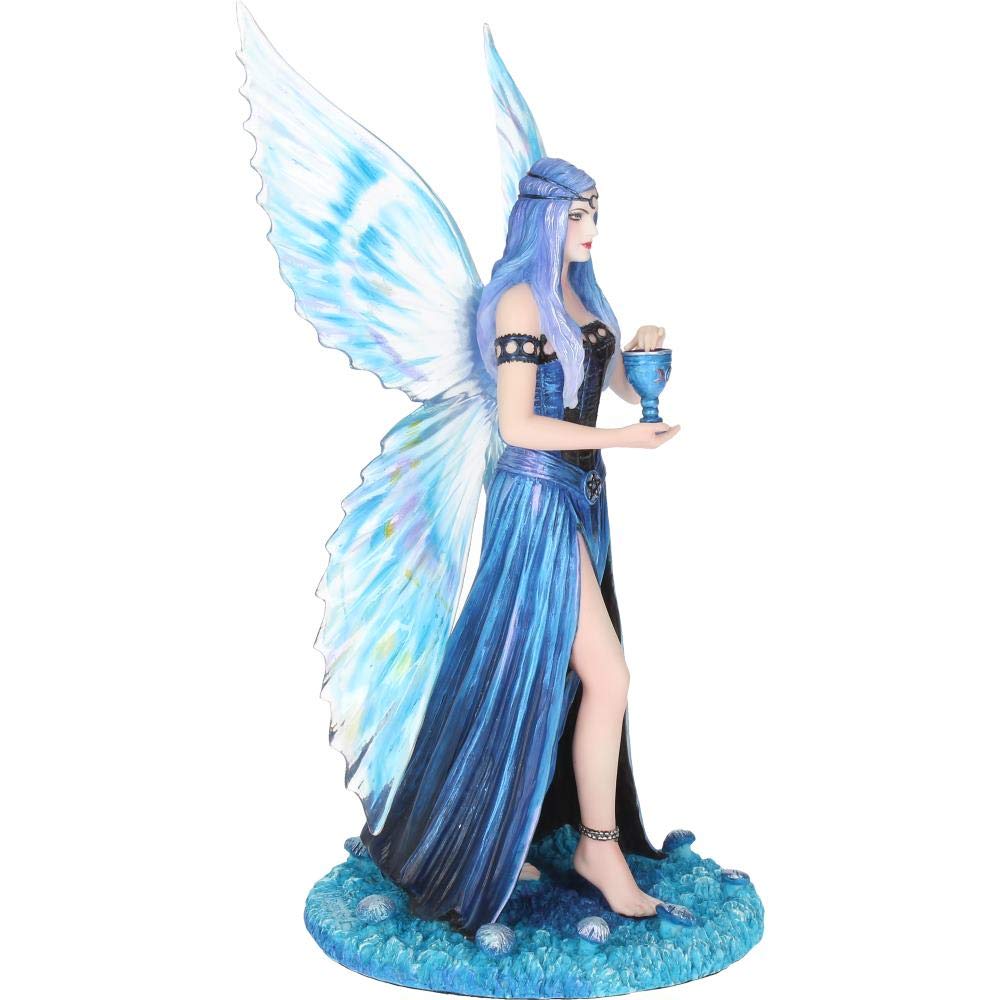 Anne Stokes Enchantment Blue Fairy with Goblet Figurine 26cm