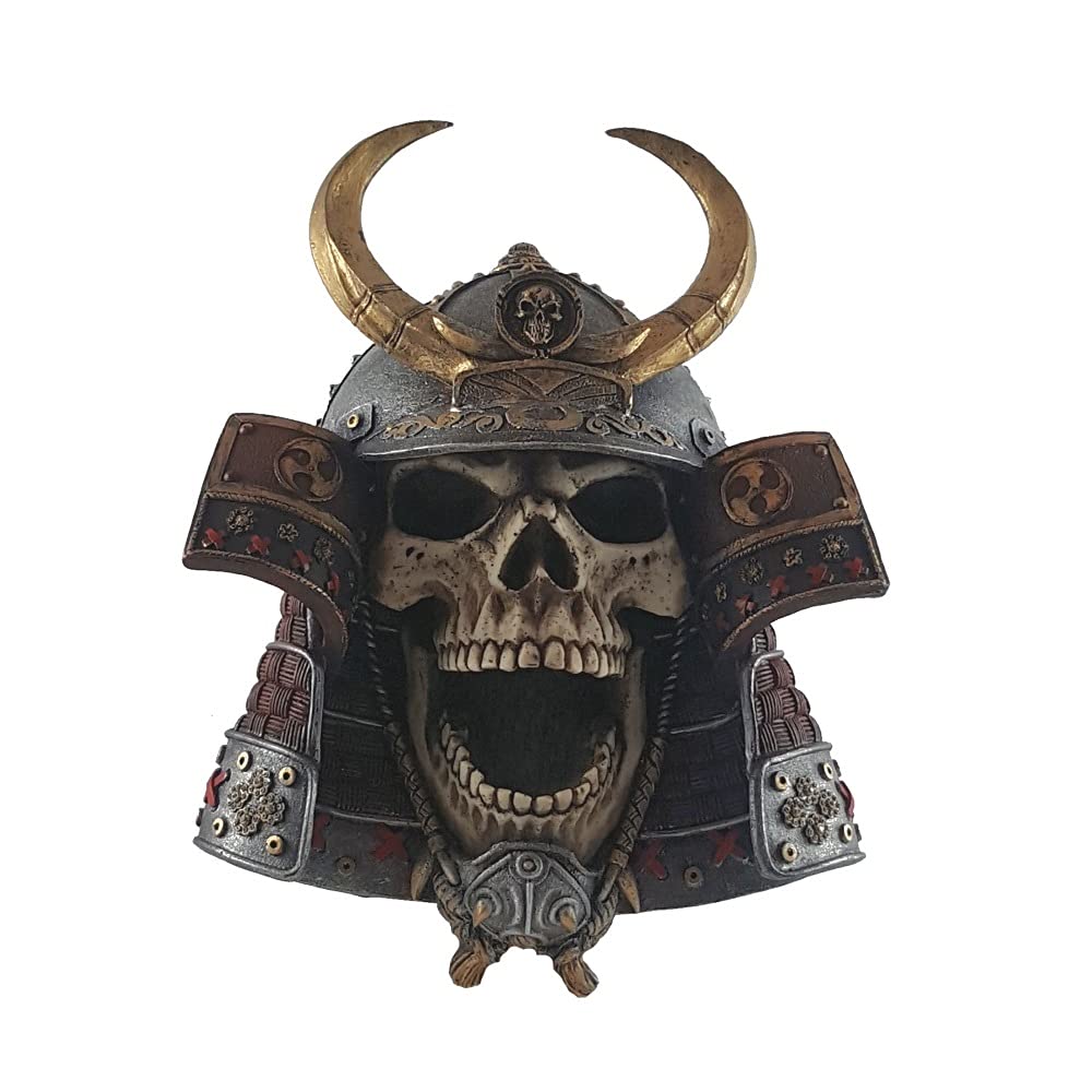 Kabuto Armoured Samurai Warrior Skull 26.6cm