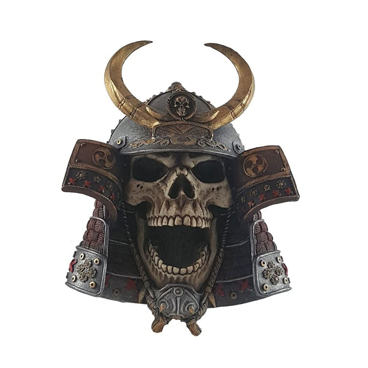 Kabuto Armoured Samurai Warrior Skull 26.6cm