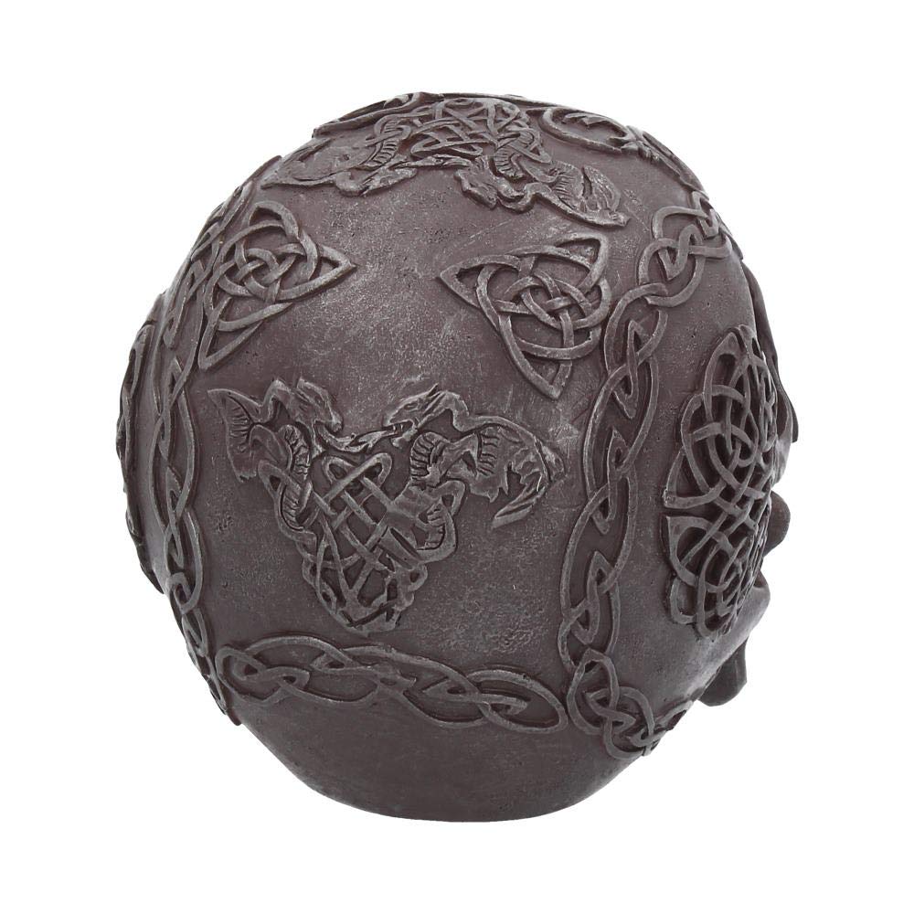 Celtic Iron Skull 16cm