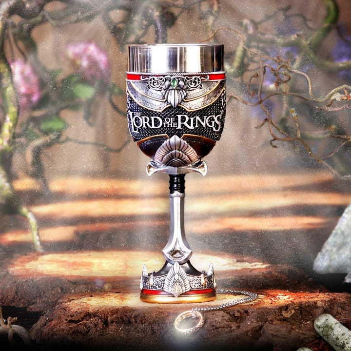 Lord of the Rings Aragorn Goblet 19.5cm Officially Licensed
