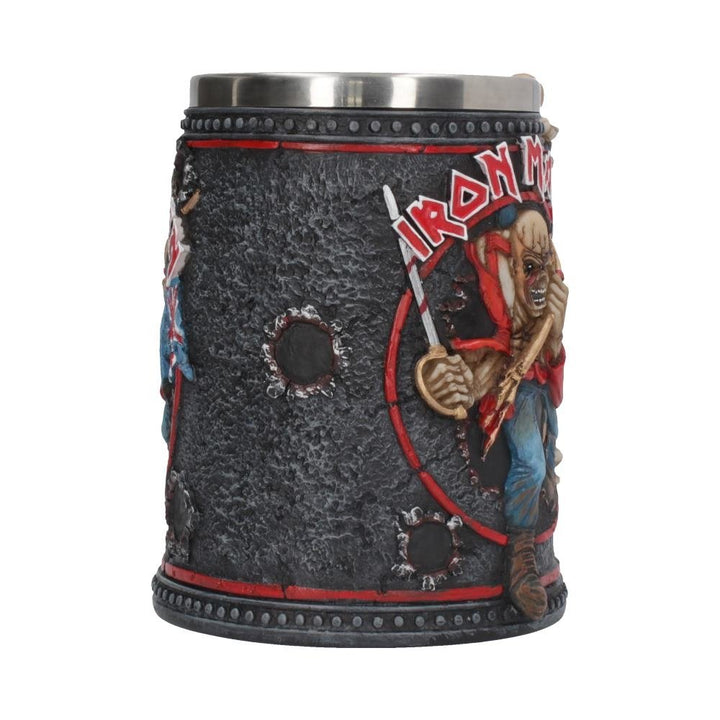 Iron Maiden Eddie The Trooper Tankard Mug Merchandise 14cm Officially Licensed