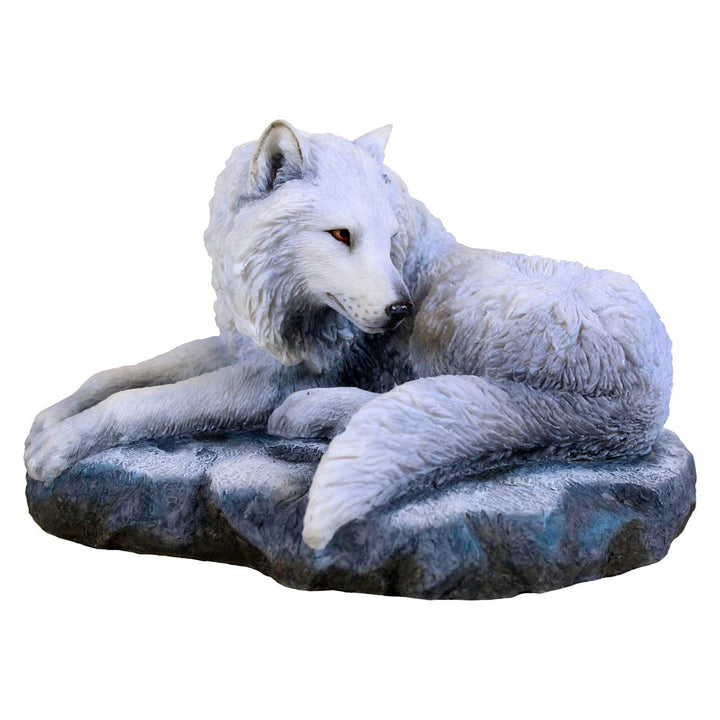 Guardian of the North Wolf Figurine by Lisa Parker Snowy Ornament 19.5cm