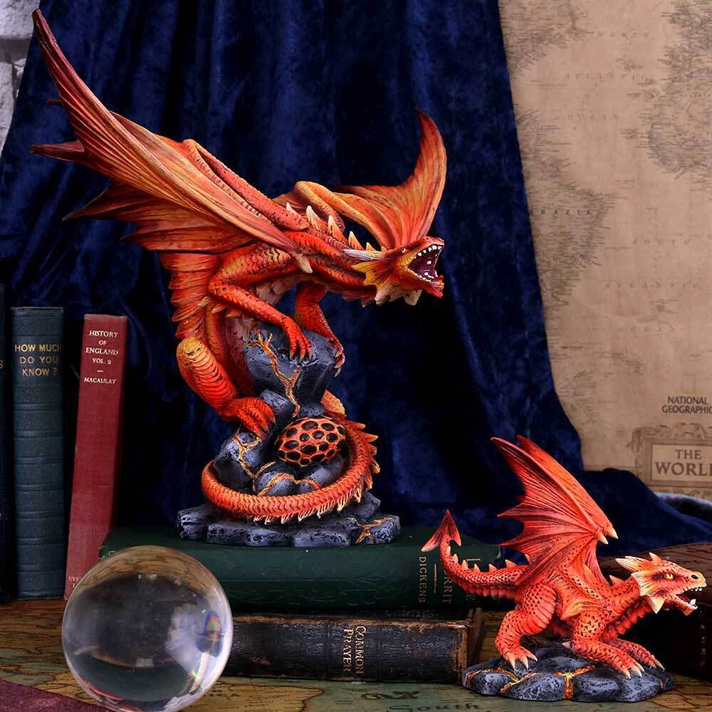 Adult Fire Dragon By Anne Stokes 24.5cm