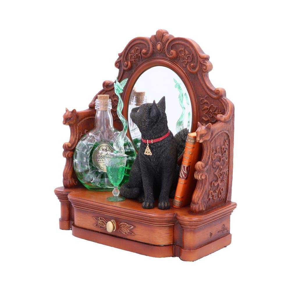 Lisa Parker Absinthe Cat and Green Fairy Figurine 21.5cm