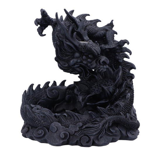 Heilong Asian Inspired Dragon Backflow Incense Burner 17.5cm 2