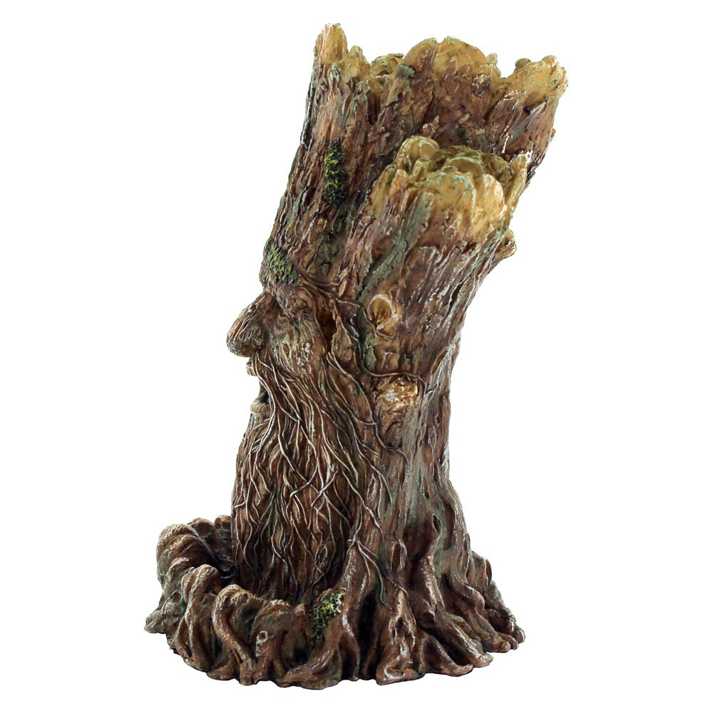 Tree Spirit Green Man Backflow Incense BurnerTower 19cm Tower