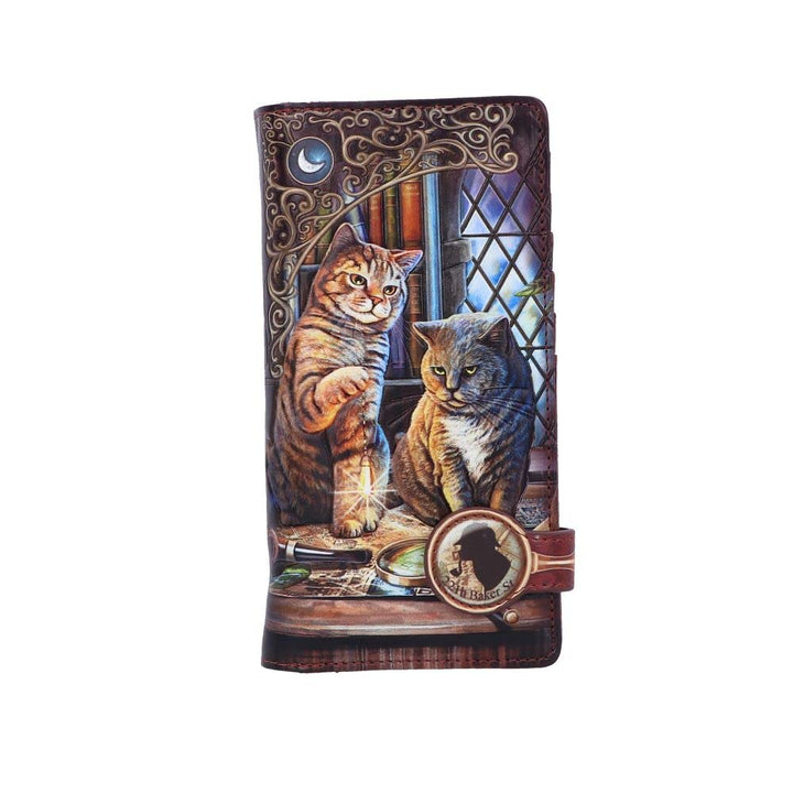 Purrlock Holmes Embossed Purse 18.5cm