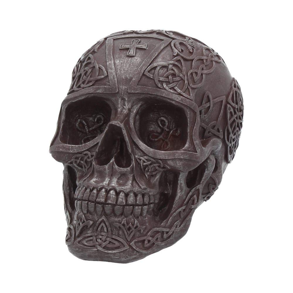 Celtic Iron Skull 16cm
