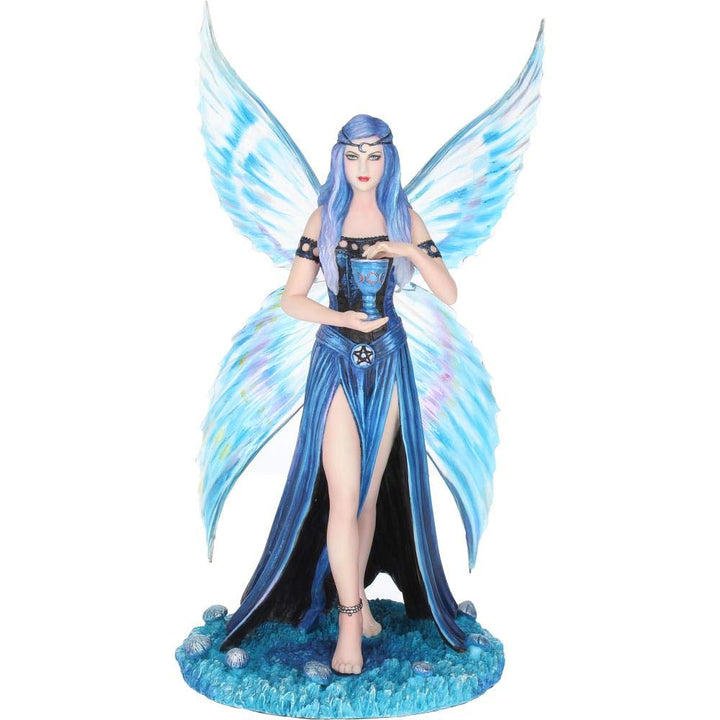 Anne Stokes Enchantment Blue Fairy with Goblet Figurine 26cm