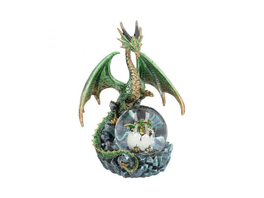 Emerald Oracle Green Dragon Fortune Seer Figurine 19cm 2