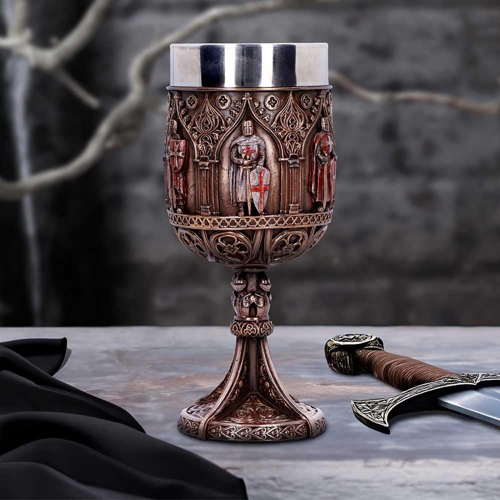 Knights Templar Goblet a Majestic Tribute to History 18cm