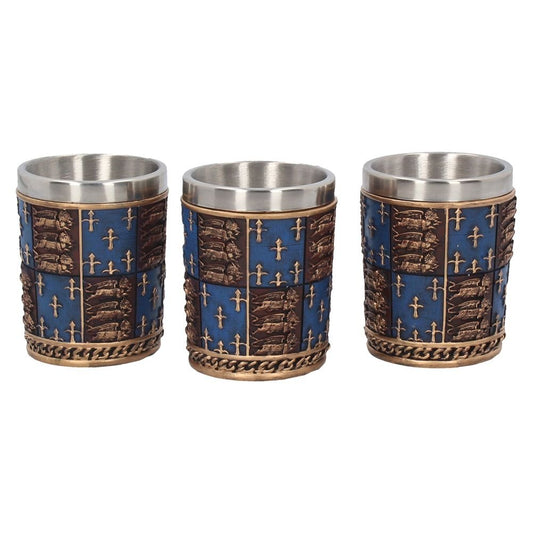 Medieval Edwardian Set of 4 Shot Glasses 2