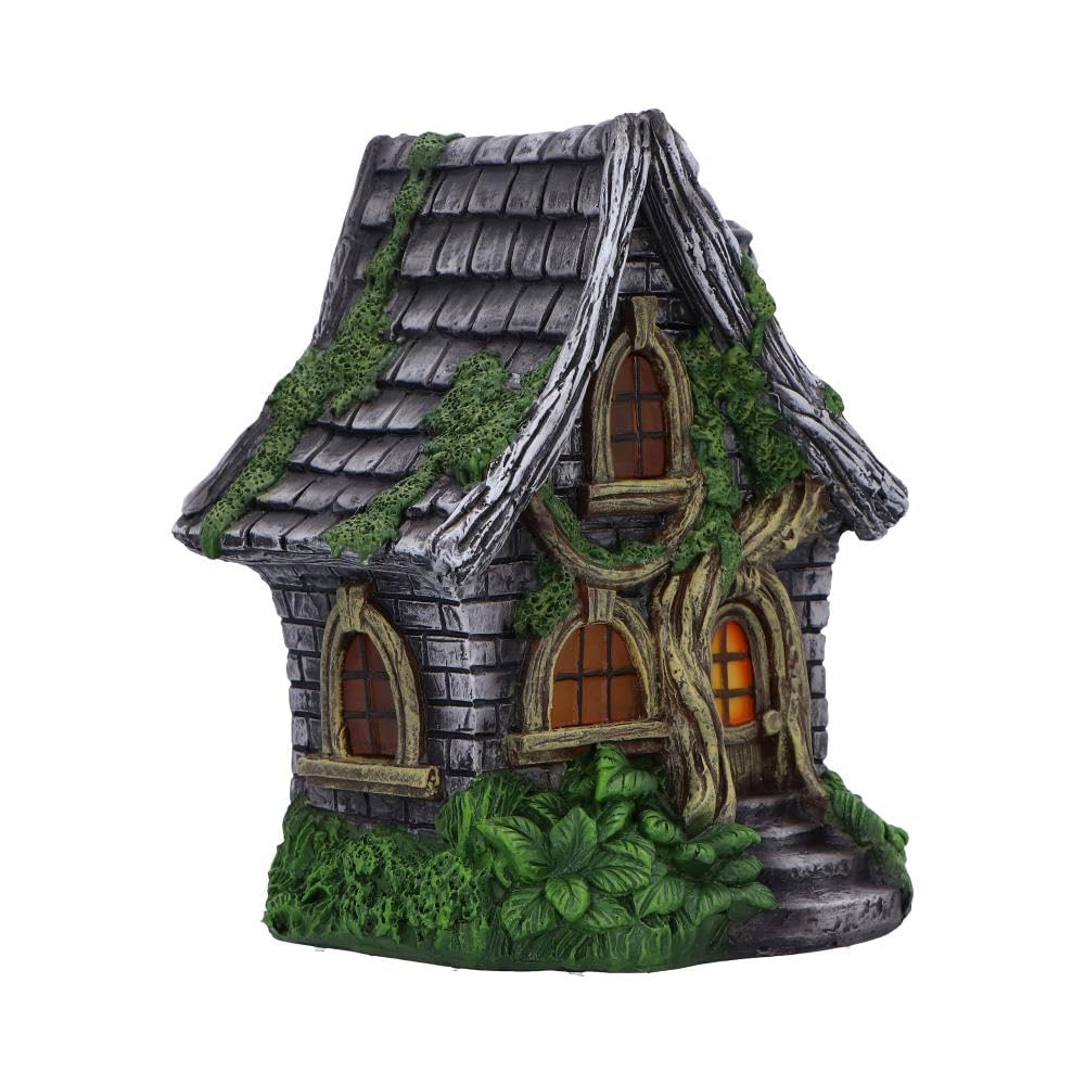 Curly Oak Manor Light Up Fairy House 15cm