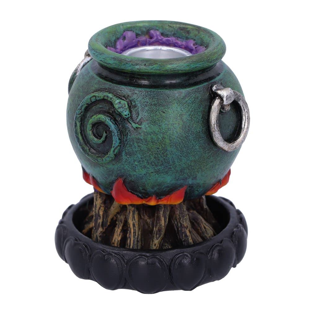 Mini Cauldron Back Flow Burner Emerald Backflow Incense 7.3cm
