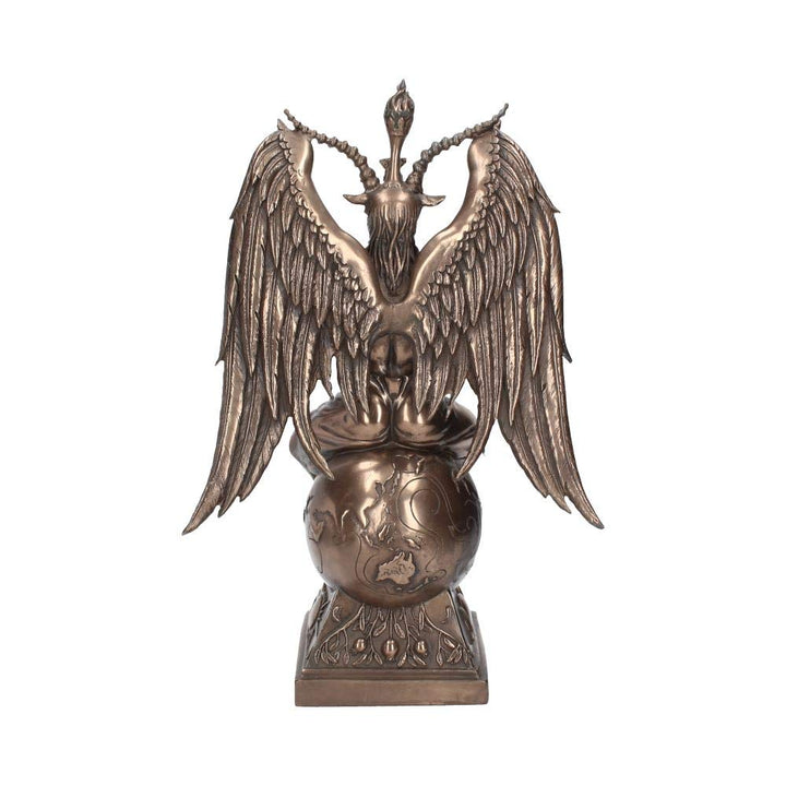 Bronzed Baphomet Occult Sabatic Goat Large Figurine 38cm Bronze