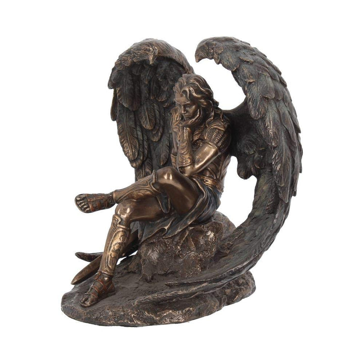 Bronzed Lucifer The Fallen Angel Religious Figurine 16.5cm