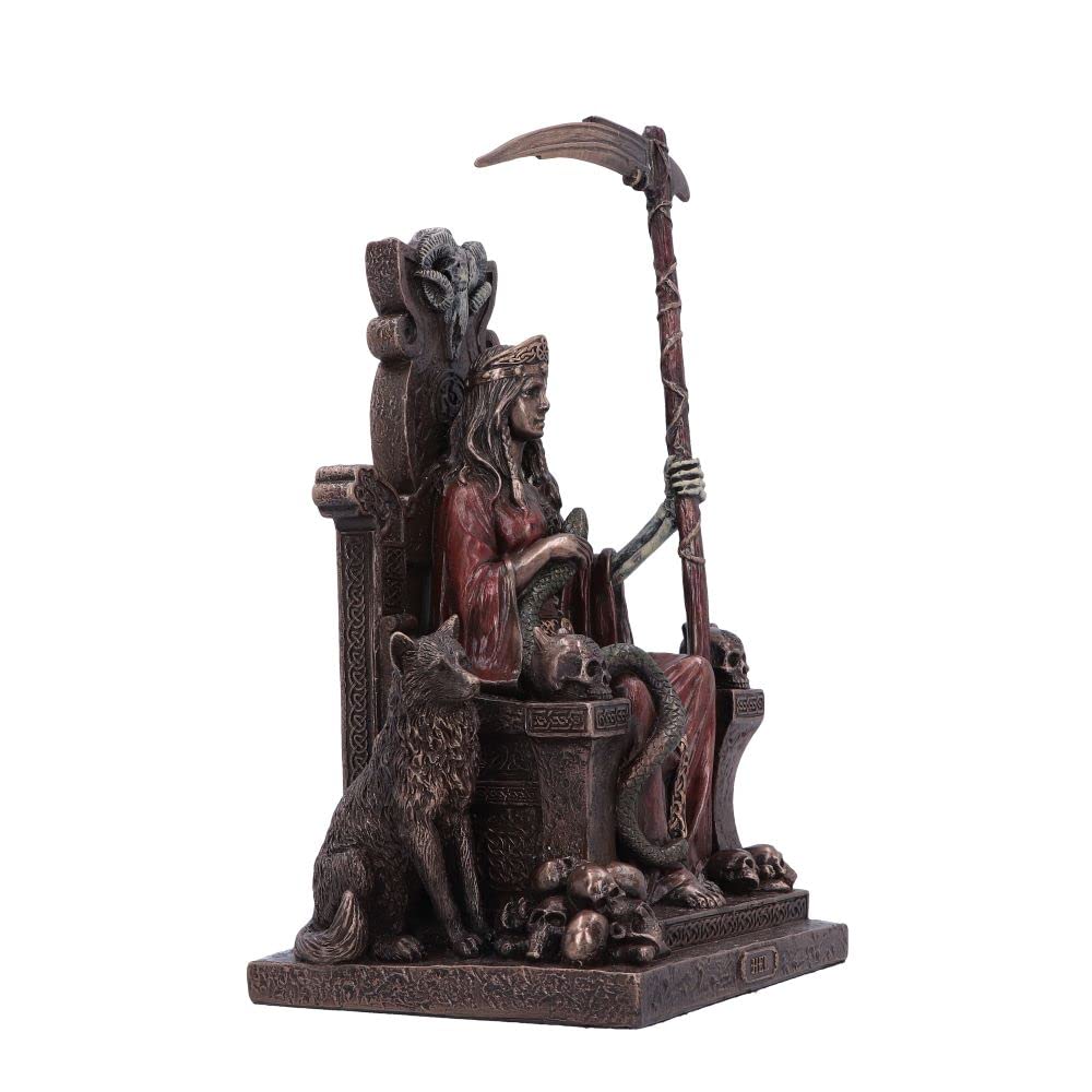 Bronze Hel The Two Faced Terror Figurine 23cm