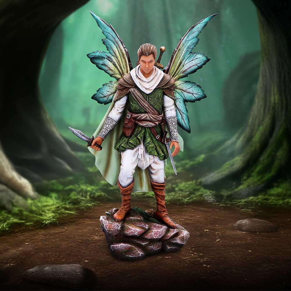 Caspian a Enchanting Forest Fairy with Majestic Wings 40cm