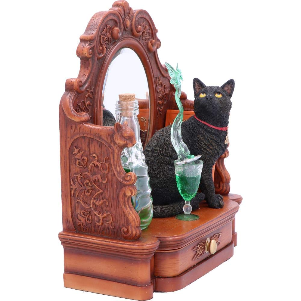 Lisa Parker Absinthe Cat and Green Fairy Figurine 21.5cm
