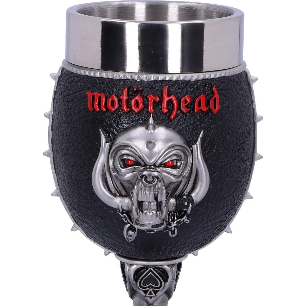 Motorhead Ace of Spades Warpig Snaggletooth Goblet 19.5cm Officially Licensed