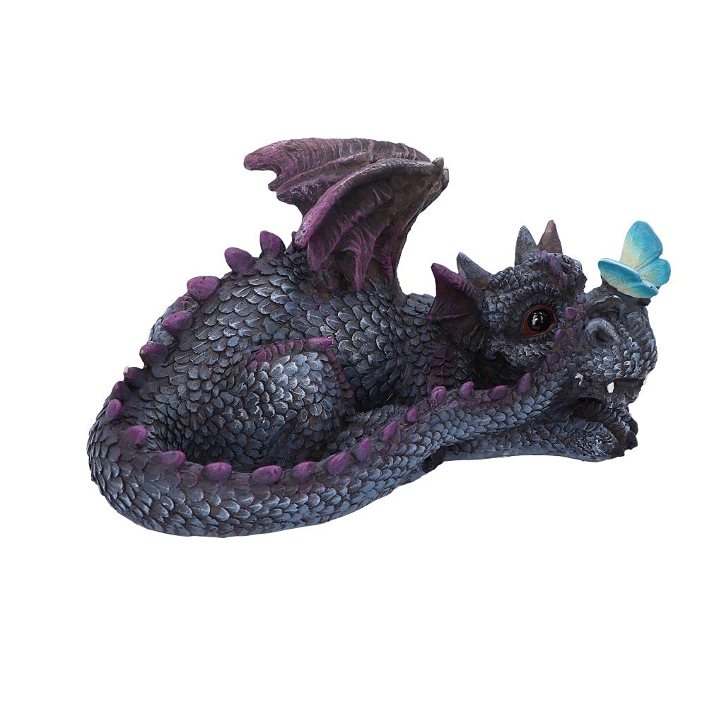 Butterfly Rest Dragon Figurine 19cm