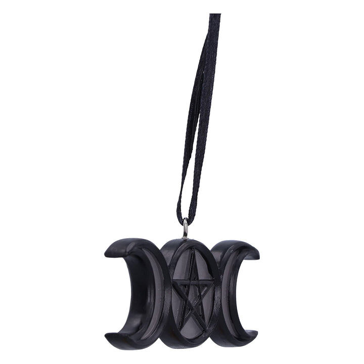 Witching Wares Triple Moon Magic Hanging Ornament 7.5cm