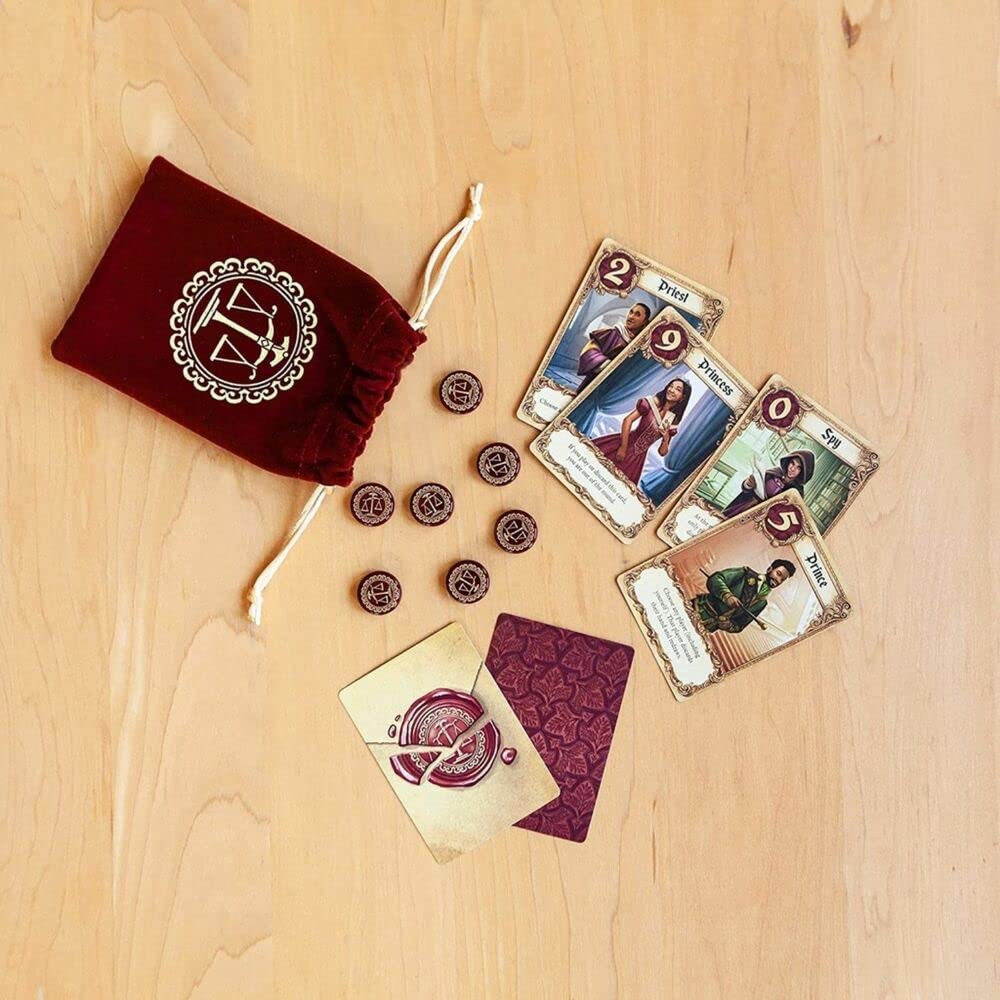Love Letter Card Game - Renaissance Strategy Deduction Game for Ages 10+, 2-6 Players, 20 Min Playtime by Z-Man Games 4