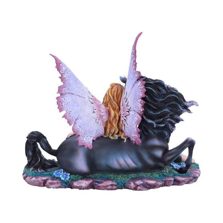 Spirit Bond Purple Pink Unicorn Fairy Companion Figurine 33cm