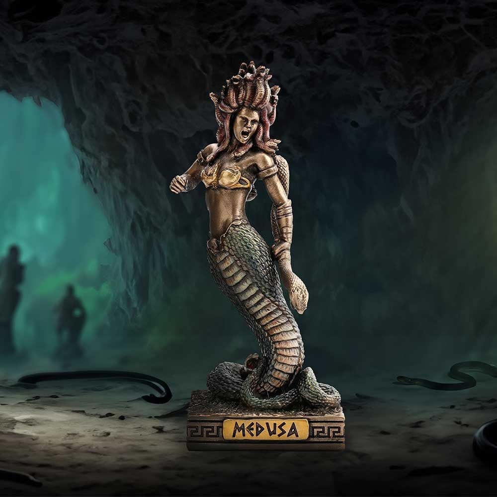 Medusas Wrath Mini Bronze Figurine Medusa 9.2cm