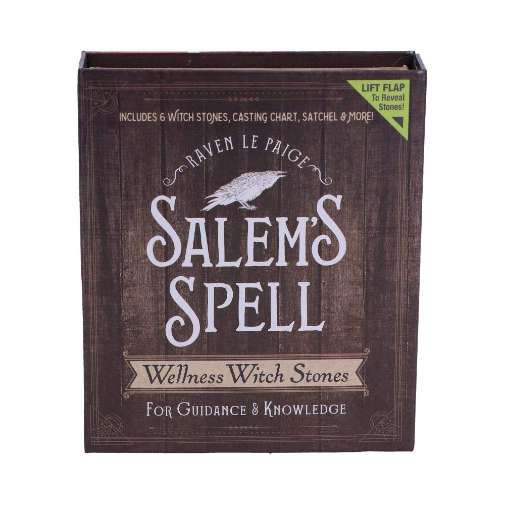 Salems Spell Kit Set of Six Witches Wellness Stones in Decorated Box Salems