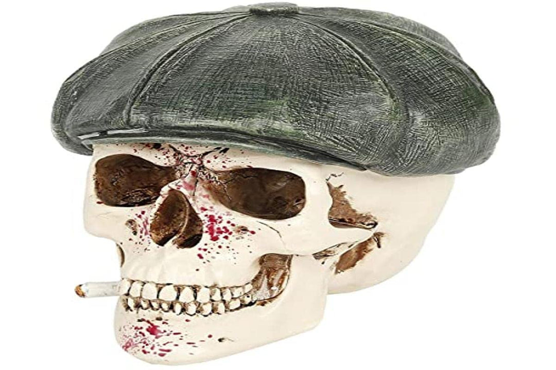 The Boss Skull Wish His Flatcap Ornament 18.5cm
