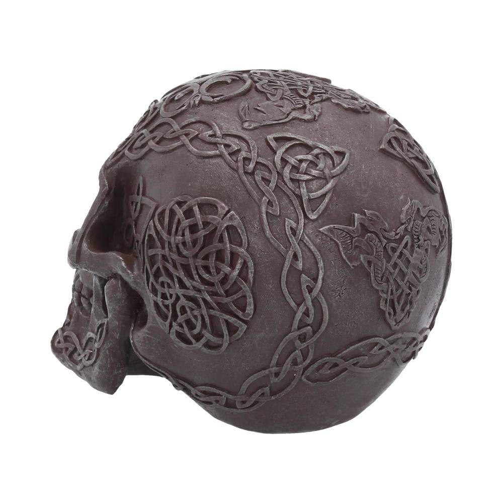 Celtic Iron Skull 16cm