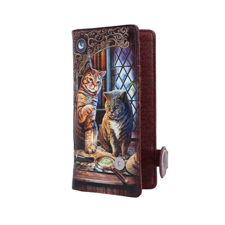 Purrlock Holmes Embossed Purse 18.5cm