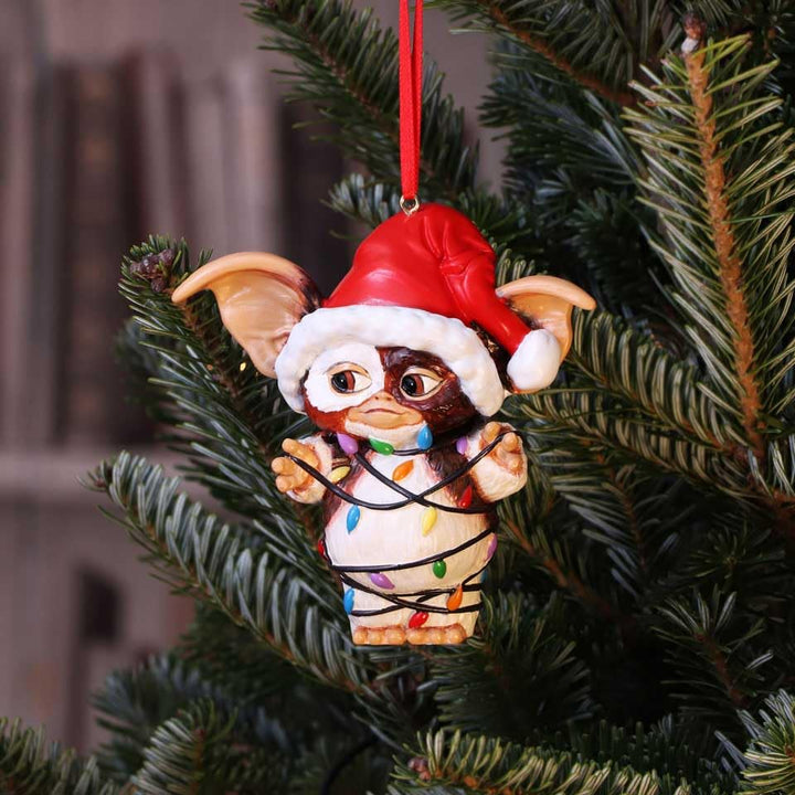 Gremlins Gizmo in Fairy Lights Hanging Festive Decorative Ornament