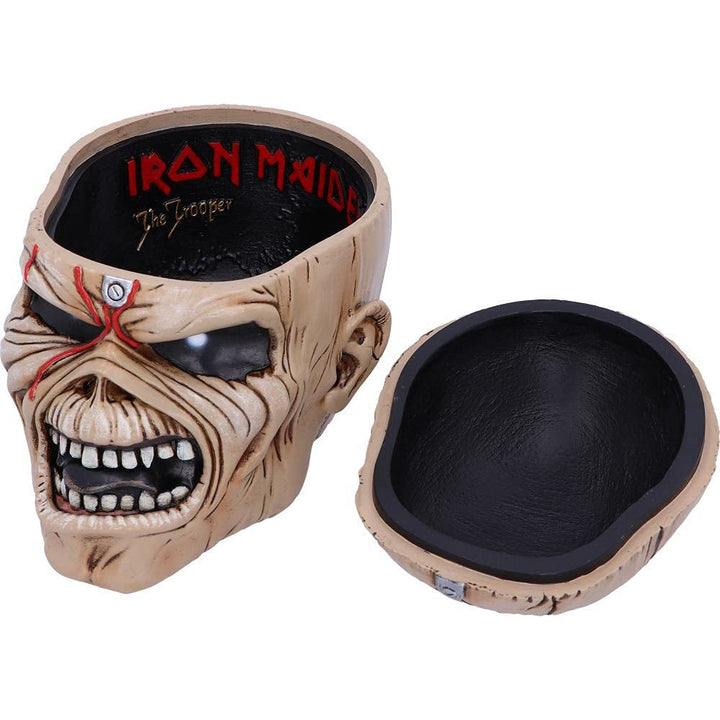 Iron Maiden Eddie The Trooper Head Trinket Box 18cm Officially Licensed